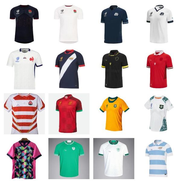 

2023 2024 fiji japan ireland rugby jersey 23 24 scotland south englands african australia home away french waleser alternate rugby shirt siz, Black;gray