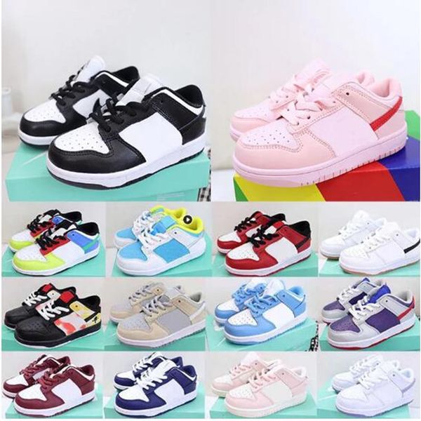 

2023 kids shoes for boys girls black white panda chunky athletic outdoor casual fashion sneakers children walk toddler sports trainers eur 2