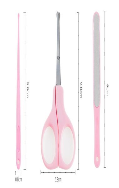 

newborn baby infant manicure set toddler nail clipper stainless steel nail clipper set 4 piece nail clippers for manicure trim nai7976120