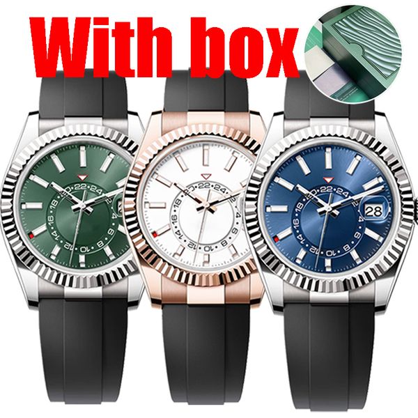 

fashion watch mens watch classic luxury designer mechanical 2813 movement kh-aaa quality business sky dhgate 42mm sapphire 904l stainless st, Slivery;brown