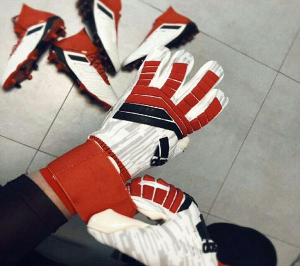 

ad predator pro 2018 goalkeeper gloves allround latex professional goalkeeper football bola de futebol gloves va de goleir6624535, Black
