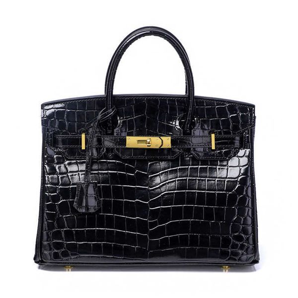 

evening bags fashion crocodile real leather bag one shoulder straddle cowhide women's bag handbag