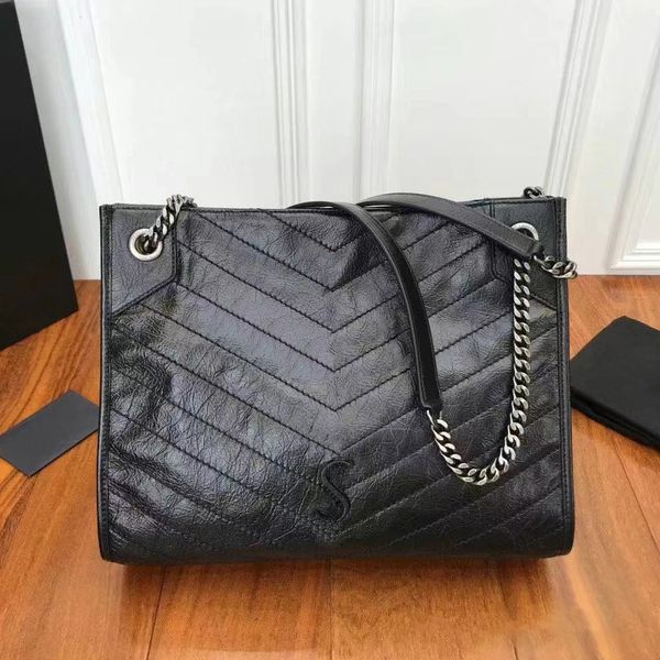 

fashion niki wallets shoulder bags travel weekend genuine leather shopper vintage luxurys designer women totes hand bag large crossbody stra