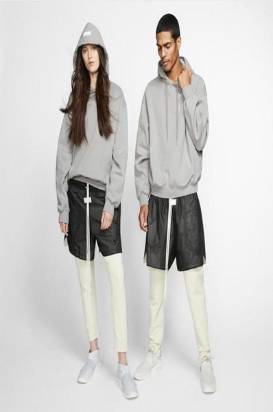 

20fw feear off good joint double hood hoodie vintage high street fashion men women couple hooded sweater47896878137131, Black
