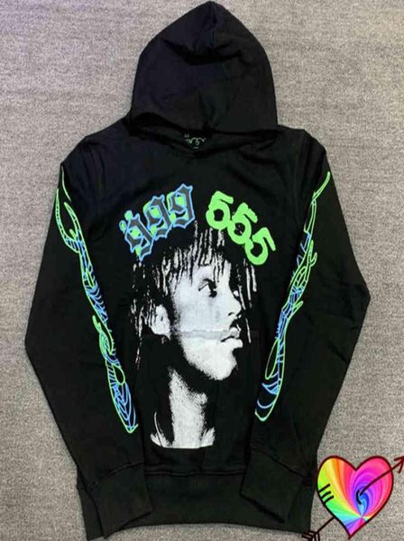 

2022 fluorescent green young thug hoodie men women quality hoodie web sweatshirts pullovers1687638, Black