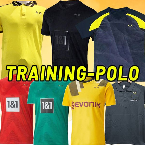 

haaland reus 23 24 dortmund soccer jerseys fans player 2023 2024 football shirts bellingham men reyna brandt emre can haller guerreiro goalk, Black;yellow