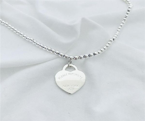 

love s925 sterling silver enameled collarbone pendant necklace valentine039s day gift 4mm diameter 45cm h111316150299292165