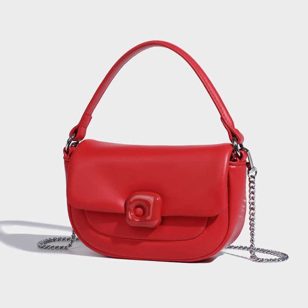 

niche shoulder crossbody bag women's premium texture tote small bag 0808