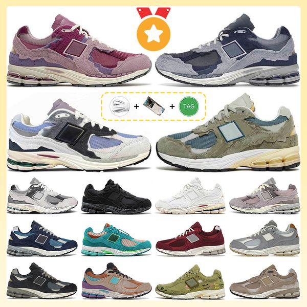 

n2002 2002r running shoes protection pack pink rain cloud phantom sea salt sail black grey purple pack navy designer bowling b2002 trainers
