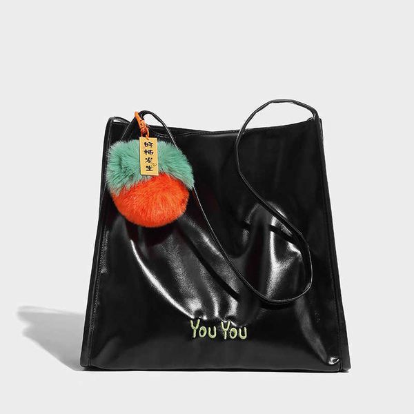

summer new korean design tote bag large capacity commuter shoulder armpit bag 0811