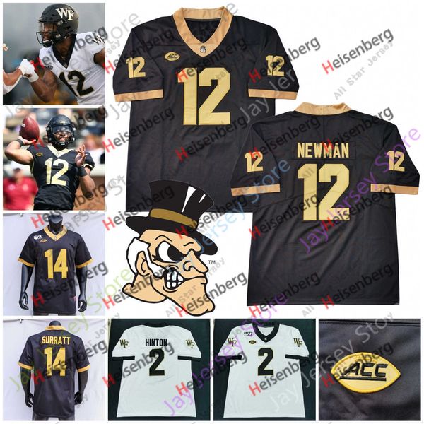

football jerseys wake forest demon deacons football jersey ncaa college sam hartman christian beal-smith hinton freudenthal johns strnad bat, Black;red