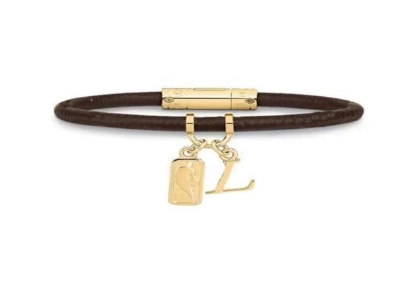 

classic hand strap bracelet couples designer mens jewelry luxury leather letter bracelets for men fashion designers women d9989849, Golden;silver