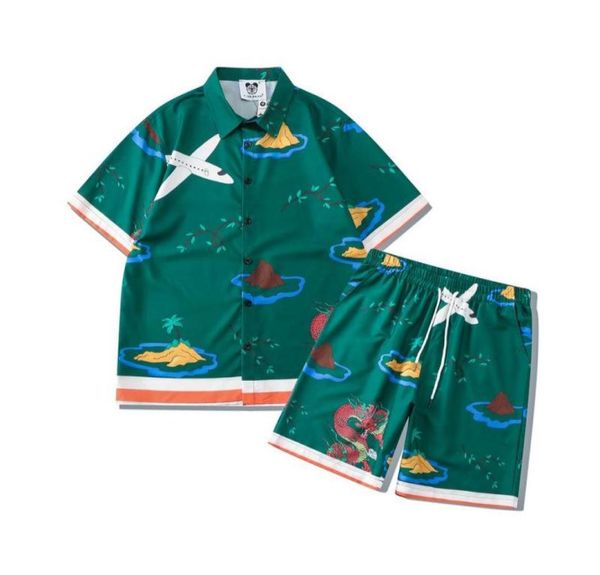

men039s tracksuits men39s summer shirts and shorts sets fashion 3d beach printed for malemen039s3172646, Gray