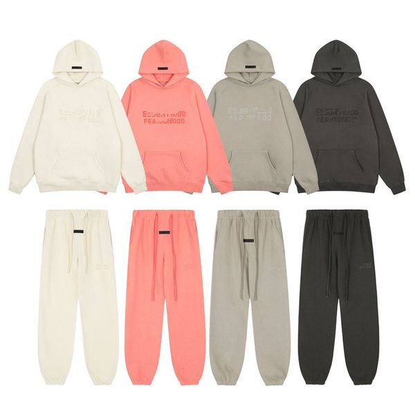 

men's hoodies sweatshirts ess hoodie men women designers pull-over essen winter warm man clothing pullover clothes hoodys version, Black