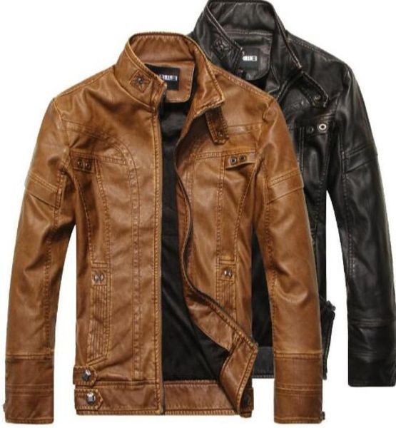 

new arrive motorcycle leather jackets men men039s leather jacket jaqueta de couro masculina mens leather jackets men coats6477960, Black;brown