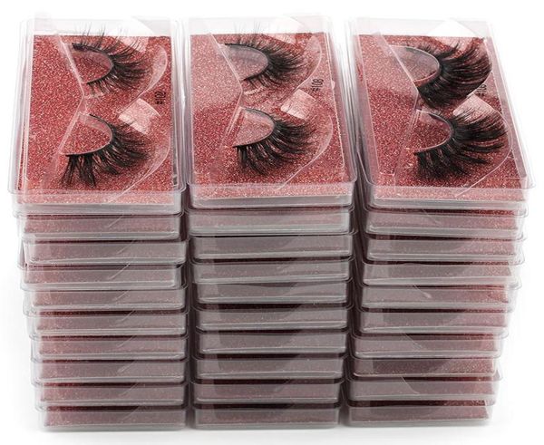 

false eyelashes 42050200 pairs eyelash whole 3d mink lashes natural soft reusable messy fake in bulk cilios makeup4520307
