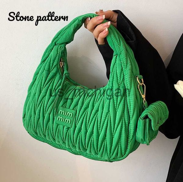 

evening bags luxury brand nylon hobos shoulder bag for women handbag clutch purses 2022 new brand designer evening tote with coin purse j230