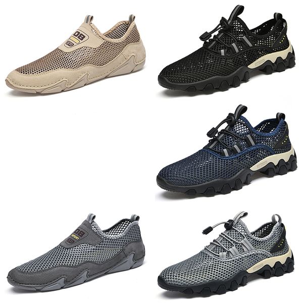 

2023 designer light mountain shoes men black grey brow bule beige breathable mens trainers outdoor sports sneakers color 5