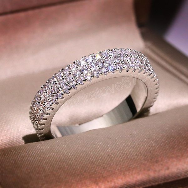 

925 sterling silver diamond ring for women wedding natural gemstone 925 silver jewelry