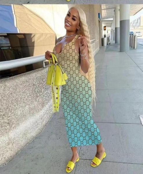 

neck straps dress women sleeveless feather printed new dress female casual loose party beach dresses1621238, Black;gray