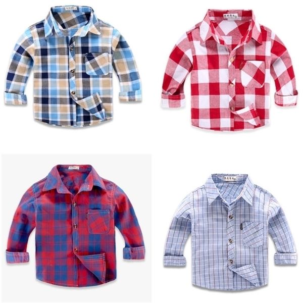 

kids shirts boy's girl's shirts casual camisa masculina girl blouses children kids cotton clothes baby boy plaid long sleeve shirt, White;black