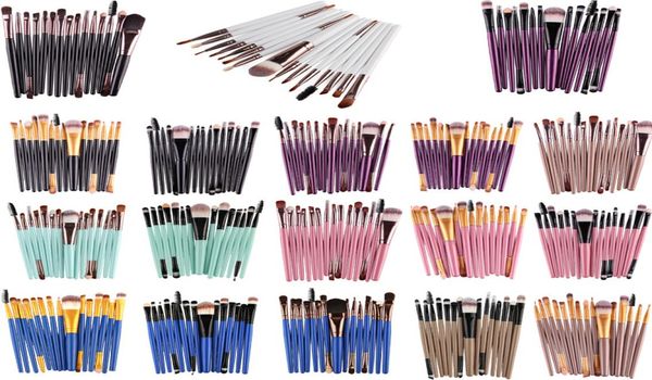 

15pcsset maange professional brushes portable makeup brush powder foundation lips eyes cosmetic tools9370286