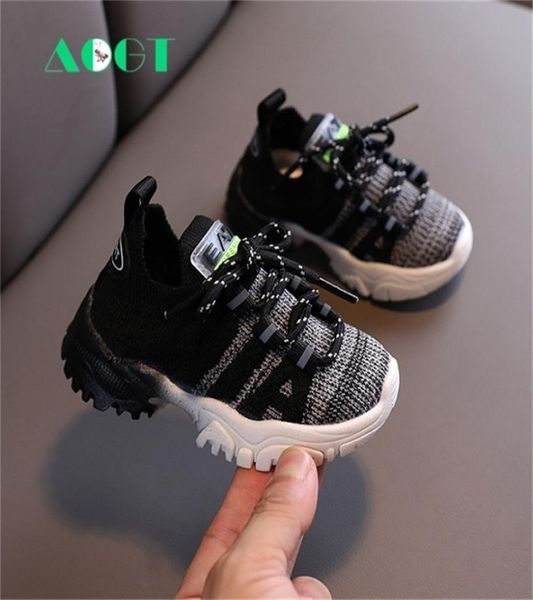 

aogt autumn baby infant toddler fashion breathable knitting walkers shoes soft comfortable child sneakers y2010288252018