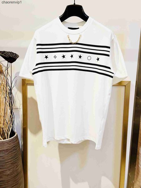 

summer luxury mens wear designer t shirts us size fashion tshirts highend cotton material handsome men casual short sleeved t shirt, White;black