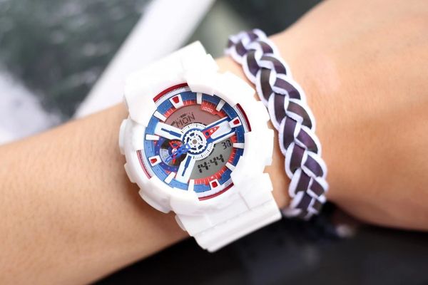 

all dials working automatic date men watches luxury fashion fabric band quartz movement clock leisure wrist watch ping, Slivery;golden