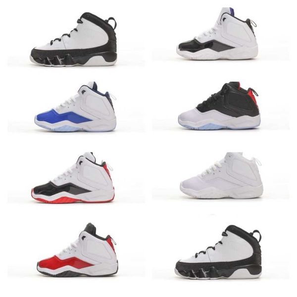 

kids children jumpman 9 basketball shoes jordon ix 9s dream it boys girls running shoes la oreo university blue bred space jam black red bab