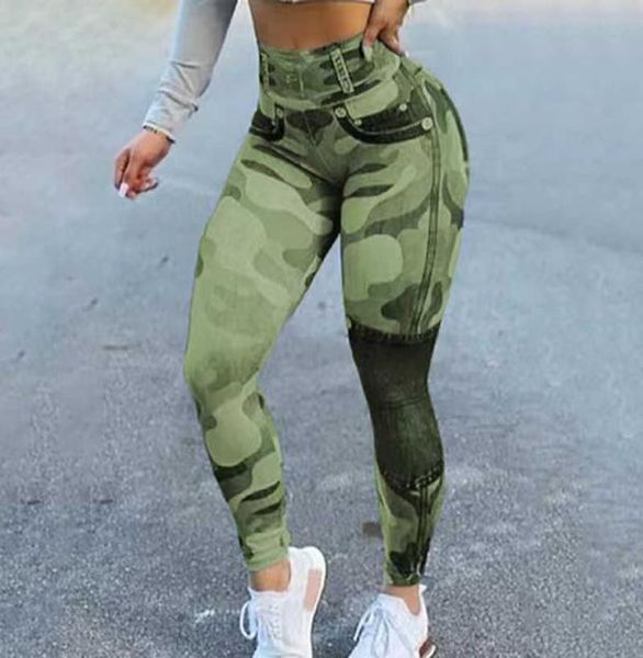 

camouflage seamless leggings women high waist scrunch butt booty gym wear femme sports camo fitness yoga pants3364998, Black;white