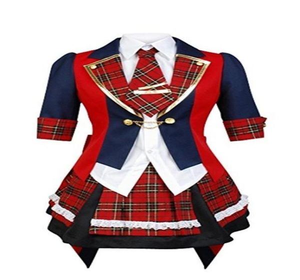 

akb0048 yuko oshima the 9th dress cosplay costume0123451350396, Black