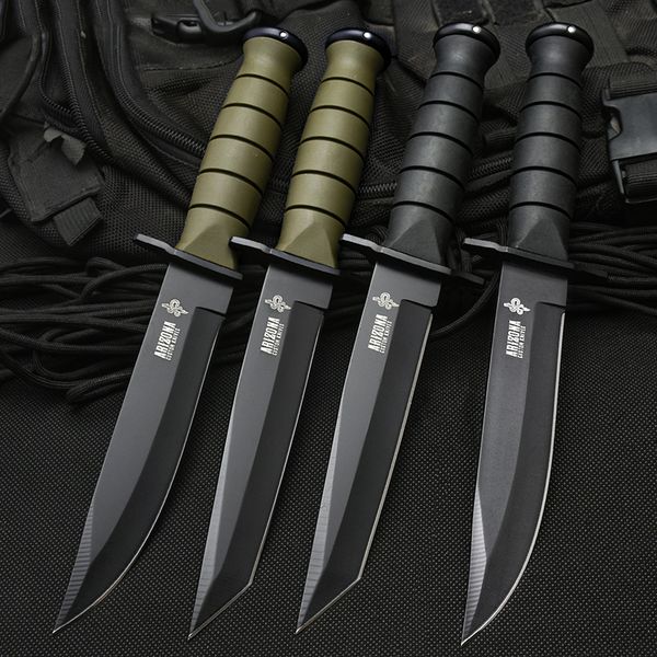 

tactical fixed blade hunting knife 8cr13mov steel blade camping outdoor self-defense tools