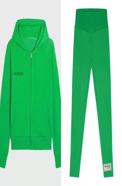 

fashion two piece pants loose hooded jacket leggingsfor men and women21081605149558, White