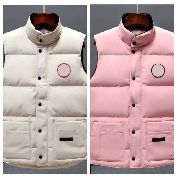 

designer vest coats men luxury goose jacket autumn and winter warm mens womens cotton vests jacket winter coat new style l2, Black;white