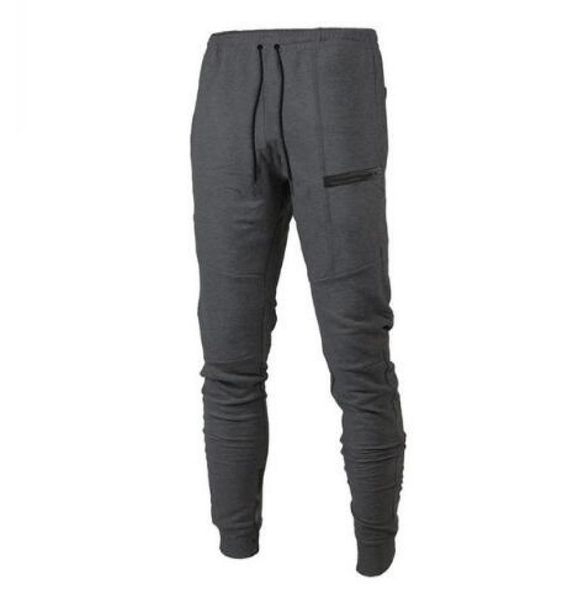

2019 new casual running tights men joggers compressed pants gym mens bodybuilding pants sports skinny legging sportswear long trou8808458, Black