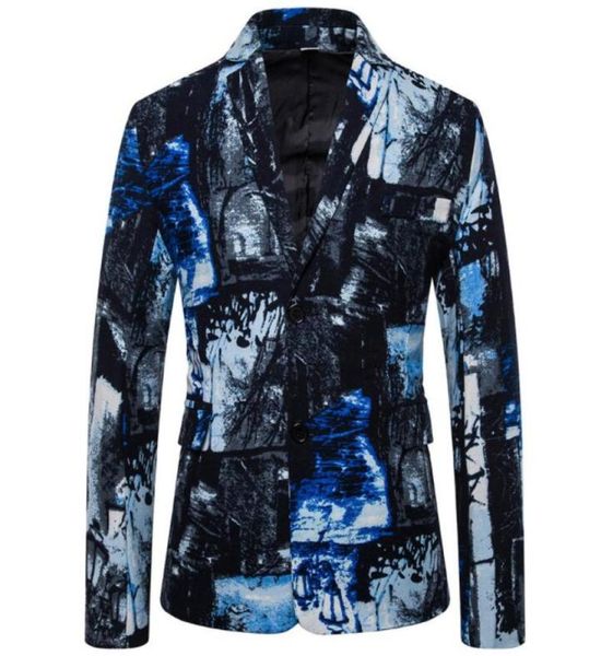 

fashion cotton and linen printed lapels suits men blazer masculino slim fit casaco jaqueta masculina coats mens jacket4820815, White;black