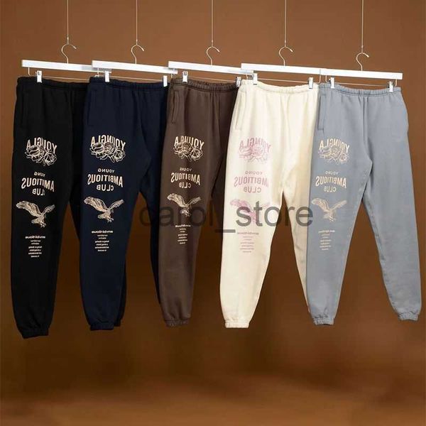 

men's pants fashion fitness pants men's fall and winter loose and thick bunched feet outdoor sports pants american basketball trai, Black