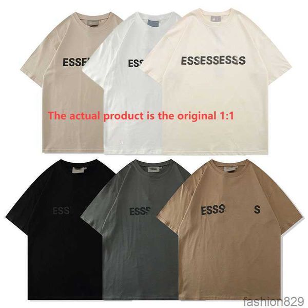 

summer men women essent t shirt designers tshirt essen casual shirts luxury shorts tshirts essentail chest print fashion letter tees essenti, White;black