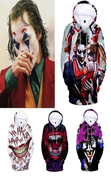 

pennywise 3d haha joker hoodies sweatshirt men and women pullover hoodie sudadera hombre casual brand streetwear jacket clothes1954955940, Black