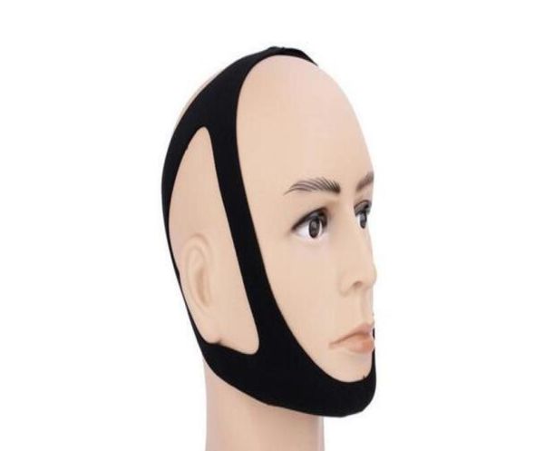 

new black anti snoring chin strap neoprene ssnoring chin strap support belt anti apnea jaw solution sleep device snoring cessa9302223