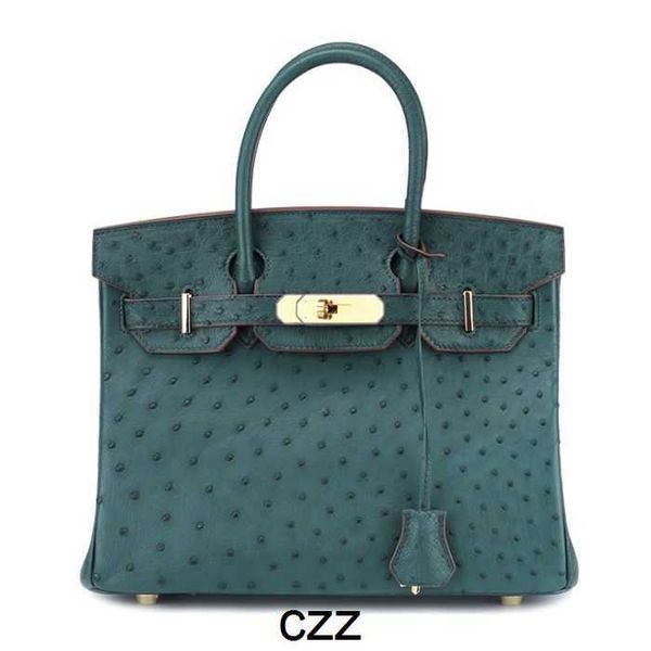 

ostrich handbag birkins designer backpacks capacity hand luxury rare women's bag genuine leather