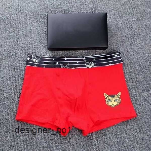 

3pcs/set men underpants cotton cat luxury desigh box breifs pantie gu made in italy g tide fashion casual''gg''up1g, Black;white