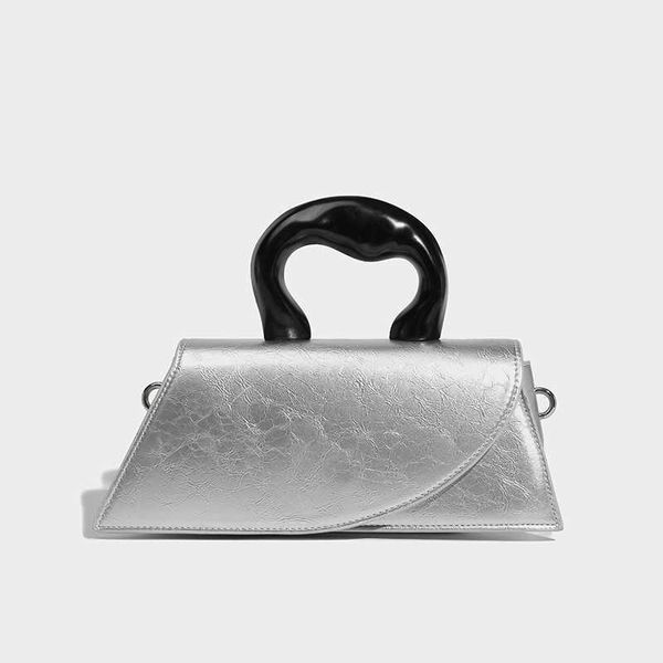

niche design, irregular and high-end french fashion, light luxury women's bag, 2023 new single shoulder crossbody handbag