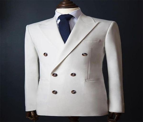 

men039s suits blazers 1 piece white men suits blazer formal custom made handsome wedding double breasted party wear coat5550753, White;black