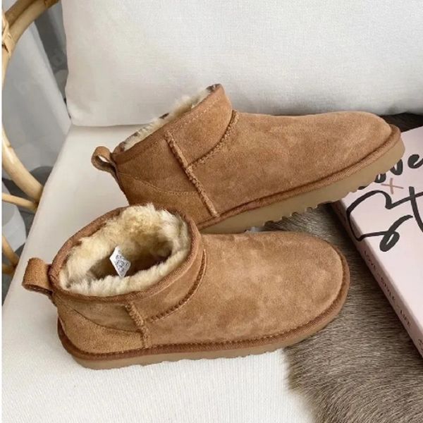 

women australia boots tazz tasman designer classic ultra uggitys mini platform boot slippers fashion luxury ladies winter warm fur sheepskin, Black