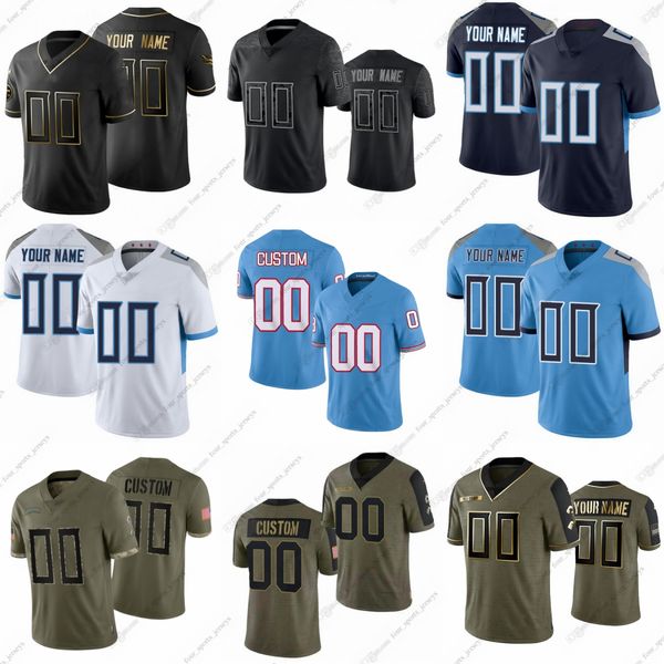 

22 derrick henry football jerseys ryan tannehill treylon burks kevin byard taylor lewan bud dupree jeffery simmons, Black;red