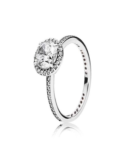 

real 925 sterling silver cz diamond ring with original box set fit style wedding ring engagement jewelry for women girls2909242