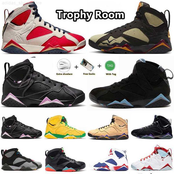 

jumpman 7 7s basketball shoes trophy room citrus new sheriff in town olive oregon ducks barely grape afrobeats chambray bordeaux trainer spo, Black