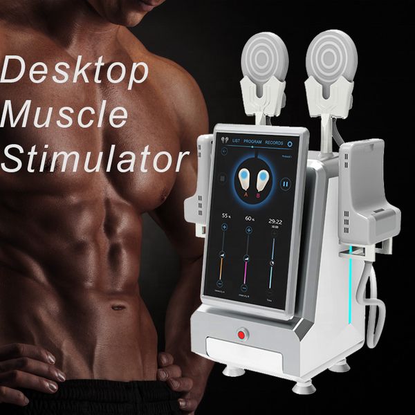

ems 4 handle fat burner ems slim ems slimming system for muscle building muscle stimulator skin care high frequency effective non-invasive e